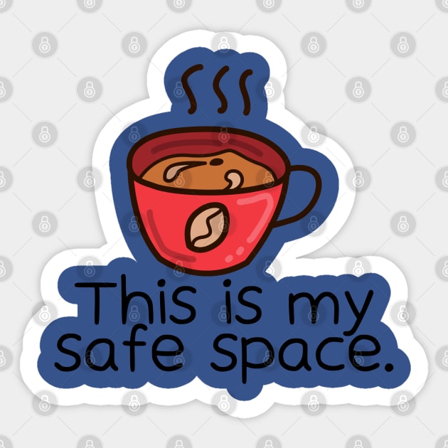 Safe Space Sticker by WonderBubbie